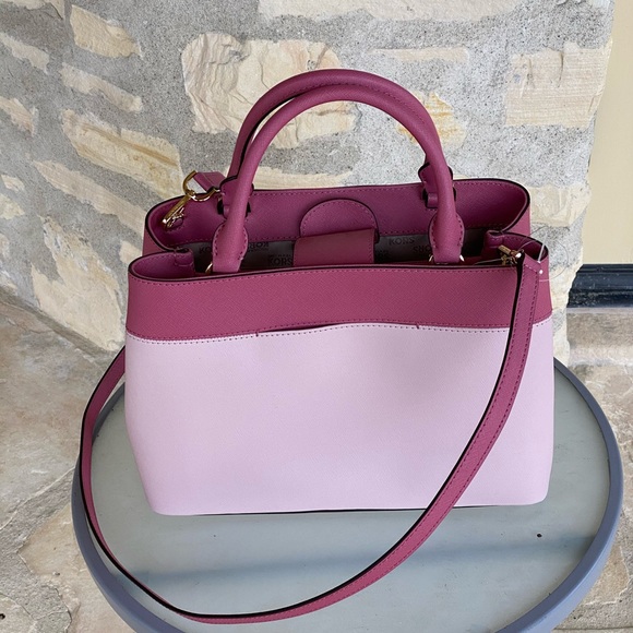 NWT Michael Kors Colorblock Hailee satchel leather - Picture 4 of 6